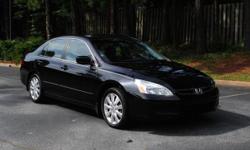 Hi Selling our Honda Accord EX-L Sedan. This is the v6 model, black exterior and interior. Comes fully loaded and is in very good condition. Has upgraded Honda OEM rims. Interior is clean with no rips or marks and exterior is clean as well. Has had brand