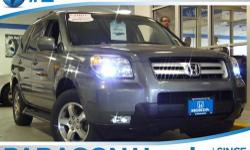 Honda Certified and 4WD. Wonderful fuel economy for an SUV! Outstanding gas mileage! No accidents! All original panels!**NO BAIT AND SWITCH FEES! Imagine yourself behind the wheel of this charming-looking 2007 Honda Pilot. Enjoy the safety and great