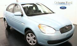 ***#1 FINANCE HERE***, ***AUTOMATIC***, ***EXTRA CLEAN***, ***GAS SAVER***, and ***TRADE HERE***. Dare to compare! A winning value! If you've been aching to find just the right 2007 Hyundai Accent, then stop your search right here. This is the