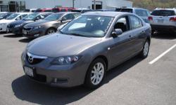 All the right ingredients! Come to the experts! If you want an amazing deal on an amazing car that will not break your pocket book, then take a look at this gas-saving 2007 Mazda Mazda3. You'll love how great it is on gas! So hurry in because that makes