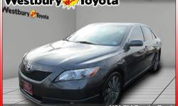 Get affordable luxury and legendary reliability in this Certified 2007 Camry. It looks super sharp in Magnetic Grey Metallic and with its sporty rear spoiler. The power sunroof will let in plenty of sunshine and fresh air, and on colder days, you'll love
