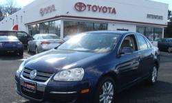2007 VW JETTA-2.5-4CYL-5 SPEED MANUAL. DARK BLUE WITH GREY LEATHER INTERIOR, MOONROOF, ALLOY WHEELS. CLEAN AND READY TO GO PLACES. FINANCING AVAILABLE. CALL US TODAY TO SCHEDULE YOUR TEST DRIVE. 877-280-7018.
Our Location is: Interstate Toyota Scion - 411