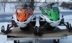 2008 Artic Cats F5 LXR, Elect. start reverse, 2800 miles, Mint condition 1- Green and 1- Orange, call 315-736-8663, 315-723-3185