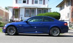 2008 BMW M3 with 13,000 miles in Interlagos Blue in very good condition, must see! It was purchased with all the packages and is a 6 speed manual, 8,400rpm redline, V8 sports car. I only used VPower, a BMW recommended top tier gasoline. Comes with two