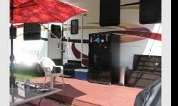 LOOK AT THIS EXCELLENT 37 FOOT 2008 Coachmen WYOMING FIFTH WHEEL TRAILER!!! NON-SMOKING & NO PETS. LOTS of FEATURES INCLUDING: Dual Roof Air Conditioning, RV cover, THREE SLIDE OUTS, Hitch, Fireplace, Outside shower, China Cabinet, Computer Desk Skylights
