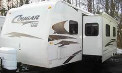 2008 Keystone Cougar X-Lite 29bhs. 32'. Fiberglass (smooth) sided, outdoor BBQ, polar package underbelly. Awning
Queen bedroom front/ quad bunks back. A/C, furnace, day/night shades, excellent condition.
Call 315-727-2800 for more info.