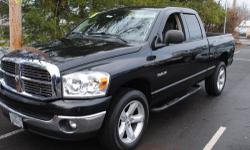 4.7L V8 and 4WD. All the right ingredients! Jet Black! This 2008 Ram 1500 is for Dodge nuts looking high and low for that perfect truck. The precision-tuned 4.7L V8 powerhouse delivers substantial horsepower and torque to get you where you need to