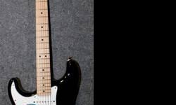 2008 Fender Standard Stratocaster Left-Handed Black
Barely used, New Old Stock, slightly shop worn.
The sounds that create legends! The left-handed Standard Stratocaster offers legendary Fender tone combined with classic styling that includes three