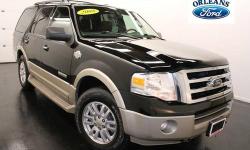 ***CLEAN CAR FAX***, ***HEAVY DUTY TRAILER TOW***, ***KING RANCH***, ***MOONROOF***, ***NAVIGATION***, and ***REAR ENTERTAINMENT DVD***. 4X4! There is no better time than now to buy this outstanding-looking 2008 Ford Expedition. With plenty of passenger