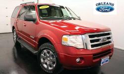 ***3RD ROW SEAT***, ***CLEAN CAR FAX***, ***REAR AIR AND HEAT***, ***REDFIRE CLEARCOAT***, and ***XLT PACKAGE***. Hold on to your seats! Best color! You'll be hard pressed to find a better SUV than this good-looking 2008 Ford Expedition. Life is full of
