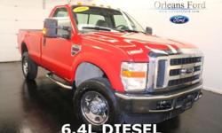 ***11100# GVWR PKG***, ***6.4L V8 DIESEL***, ***ANTI-THEFT***, ***CARFAX ONE OWNER***, ***TOW COMMAND***, and ***TRAILER TOW***. Turbo! Diesel! Tired of the same boring drive? Well change up things with this stout 2008 Ford F-350SD. Motor Trend praised it
