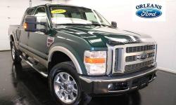 ***CLEAN CAR FAX***, ***LARIAT***, ***LEATHER***, ***MOONROOF***, ***NAVIGATION***, ***POWER SLIDING REAR WINDOW***, and ***TOW COMMAND***. SHOCKING! Orleans Ford Mercury Inc is pleased to offer this rock-solid 2008 Ford F-350SD. Motor Trend said,