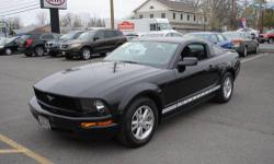 Jet Black! Wild Horses! Don't pay too much for the good-looking car you want...Come on down and take a look at this stunning-looking 2008 Ford Mustang. Designated by Consumer Guide as a Recommended Sporty/Performance Car in 2008. Don't be surprised when