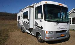 2008 Four Winds Hurricane 31D Class A One owner, clean, Non smokers, 14,500 miles, Two slide outs, One touch automatic levelers, Two roof airs, 5.5 onan generator, Outside shower, 30 and 50 amp service, Brand new back up camera, 4 walkie talkies, Brand