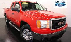 ***4 NEW TIRES***, ***CLEAN CAR FAX***, ***EXTRA CLEAN***, ***LEATHER***, and ***Z71 PACKAGE***. 4X4! Extended Cab! There isn't a better truck than this charming 2008 GMC Sierra 1500. Orleans Ford Mercury Inc is offering some mammoth savings and this is a