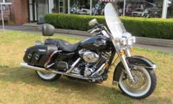 A REALLY CLEAN ROAD KING!
Condition: Pre-Owned
Selling Price: $13,900.00
Stock Number: U556
Year: 2008
Make: Harley-Davidson
Model: FLHRC - Road King Classic
Family: Touring
VIN: Y708985
Color: VIVID BLACK
Mileage: 8,659
Engine Size: 96
