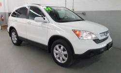 This 1 owner CR-V EX-L is in excellent condition! Fuel Efficient Sport Utility with a 2.4L I4 16V DOHC i-VTEC, 5-Speed Automatic and RealTime AWD. Taffeta White, Gray w/Leather, a very hard to find unit. At Hoselton, you NEVER have to pay an additional