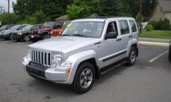 This Jeep Liberty comes with true, shifting 4x4 and is Trail rated for maximum performance, and comes with power windows & locks, a/c, keyless entry, am/fm/cd with satellite hook up, room for 5, folding rear seat, roof rails, running boards, upgraded