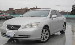 2008 Lexus ES350
Silver color with gray leather interior
Equipped with Sunroof Smart Access and Push button Start, Bluetooth Wireless,
Premium AM/FM Stereo 6 disc CD, MP3 Capability, Cruise control, All Power options, Heated/ Cooled Seats, Heated Mirrors,