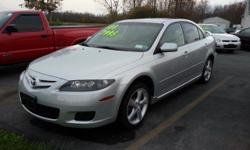 2008 Mazda 6i 4 Door
Automatic Transmission
Power Windows, Locks, Mirrors
Tilt Wheel, Cruise Control
Super Clean Body & Interior
Originally from PA.
Just turned 100K, new trans. fully serviced and ready for the season