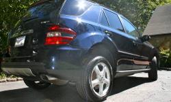 2008 MERCEDES BENZ ML 350 - Fully loaded
- Navy Blue Exterior / Tan Interior with wood trim package
- 19" rims
- 49k miles.
- V6 5 speed automatic
- AWD
Features: Car has every possible upgrade including full power leather heated seats, rear climate