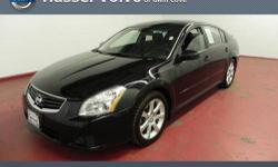 Hassel Volvo of Glen Cove presents this 2008 NISSAN MAXIMA 4DR SDN CVT 3.5 SE with just 64242 miles. Represented in BLACK and complimented nicely by its BLACK interior. Fuel Efficiency comes in at 25 highway and 19 city. Under the hood you will find the
