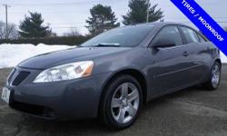 4D Sedan, 4-Speed Automatic with Overdrive, FWD, 100% SAFETY INSPECTED, 4 NEW TIRES, FULL ALIGNMENT, MOONROOF, NEW ENGINE OIL FILTER, and SERVICE RECORDS AVAILABLE. Confused about which vehicle to buy? Well look no further than this beautiful 2008 Pontiac