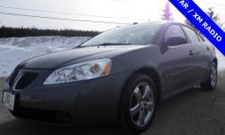 G6 GT, 4D Sedan, 3.5L V6 SFIVVT, 4-Speed Automatic with Overdrive, FWD, 100% SAFETY INSPECTED, NEW ENGINE OIL FILTER, ONSTAR, SERVICE RECORDS AVAILABLE, and XM RADIO. How tempting is this fantastic 2008 Pontiac G6? The G6 scored the top rating in the IIHS