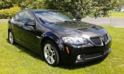 I'm selling a gorgeous, fully loaded Pontiac G8. This car is in excellent condition, has a little over 37,000 miles. It has a custom paint job with new tires, brakes, rotors and pads (front and rear). A must see to believe. It's a one of a kind with only