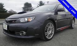 Impreza WRX STi, 4D Hatchback, 6-Speed Manual, AWD, 100% SAFETY INSPECTED, and SERVICE RECORDS AVAILABLE. All the right ingredients! There is no better time than now to buy this good-looking 2008 Subaru Impreza. You never know when life is going to throw