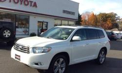 2008 TOYOTA HIGHLANDER SPORT - EXTERIOR BLIZZARD PEARL - 19 ALLOY WHEELS - BACK UP CAMERA - 6-DISC CD CHANGER - 3RD ROW SEAT - SUNROOF - TOW PREP PACKAGE - CLEAN CARFAX - CERTIFIED - SHOWROOM CONDITION
Our Location is: Interstate Toyota Scion - 411 Route