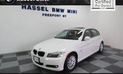 Hassel BMW Mini presents this CARFAX 1 Owner 2009 BMW 3 SERIES 4DR SDN 328I XDRIVE AWD with just 33166 miles. Represented in ALPINE WHITE and complimented nicely by its SADDLBRN/BLKDKTALTHR interior. Fuel Efficiency comes in at 25 highway and 17 city.