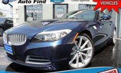 TAKE A LOOK AT THIS DEEP SEA BLUE METALLIC 2009 BMW Z4 WITH PREMIUM & SPORT PACKAGES, ONLY 12,653 MILES. HAS BEEN REGULARLY MAINTAINED AND HAS A CLEAN CARFAX REPORT. THIS BMW Z4 COMES EQUIPPED WITH A TWIN TURBOCHARGED 3.0L I6 ENGINE, 7 SPEED SPORT DOUBLE