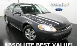 ***PRICED TO SELL***, ***CLEAN CARFAX***, ***ABSOLUTE BEST VALUE***, ***WE FINANCE***, and ***TRADE HERE TODAY***. Most valuable player. This 2009 Impala is for Chevrolet fans who are searching for that ultimate all-around-performance car. New Car Test