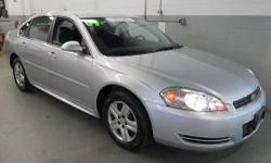Impala LS, GM Certified, 3.5L V6 SPI, Silver Ice Metallic, Gray Cloth, 1.9% available, BOUGHT HERE AND SERVICED HERE!!, BUY WITH CONFIDENCE, LOCALLY OWNED AND MAINTAINED, ***NOT AN AUCTION CAR**, CLEAN VEHICLE HISTORY....NO ACCIDENTS!, FRESH TRADE IN, NEW