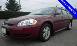 Impala LT, 4D Sedan, 4-Speed Automatic with Overdrive, FWD, 100% SAFETY INSPECTED, CLEAN AUTOCHECK, ONSTAR, SERVICE RECORDS AVAILABLE, and XM RADIO. Who could say no to a truly fantastic car like this outstanding 2009 Chevrolet Impala? This Impala LT is a