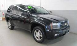 TrailBlazer LT, GM Certified, 4D Sport Utility, Vortec 4.2L I6 SPI, 4-Speed Automatic, Black Granite Metallic, 1.9% available, NEW TIRES, and XM Radio. COMPARE!! BEST VALUE IN THE MARKET!! Want to stretch your purchasing power? Well take a look at this