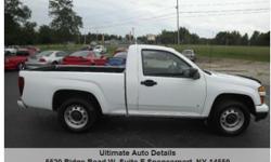 Prior fleet vehicle so was well maintained. 2009 Chevy Colorado Reg Cab - 2 Wheel Drive - Pickup. Automatic transmission with a 2.9 Liter 4 Cylinder. Air conditioning, dual outside mirrors, am / fm / radio, driver & passenger airbag, interval wipers,