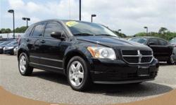 (631) 238-3287 ext.71
Check out this 2009 Dodge Caliber SXT. This Caliber has the following options: Pwr windows w/driver 1-touch feature, Sentry Key theft deterrent system, Driver & front passenger multi-stage airbags -inc: front passenger occupant