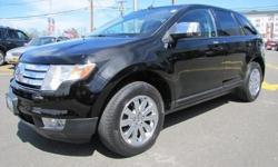 2009' Ford Edge SEL, 4D Sport Utility, Duratec 3.5L V6, 6-Speed Automatic, All Wheel Drive, Black Clear Coat, Charcoal Black Cloth, Class II Trailer Tow/Prep Package (Class II Receiver Hitch, Larger Radiator, Upgraded Cooling Fans, and Wiring Harness