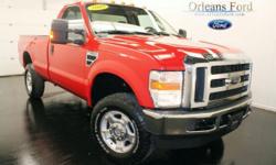 ***10600# GVWR PKG***, ***6.8L V10 ENGINE***, ***CHROME CAB STEPS***, ***CLEAN CAR FAX***, ***ONE LOCAL OWNER***, and ***SOLD AND SERVICED HERE***. Orleans Ford Mercury Inc is delighted to offer this stout 2009 Ford F-350SD. This hardy reliable F-350SD,