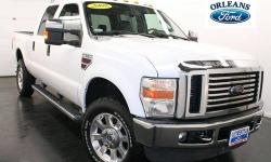 ***20"" WHEELS***, ***4 NEW TIRES***, ***CHROME PACKAGE***, ***CLEAN CAR FAX***, ***DIESEL***, ***LARIAT***, and ***ONE OWNER***. Turbocharged! 4WD! This 2009 F-350SD is for Ford fans looking high and low for a great one-owner creampuff. Enjoy the safety