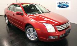 ***#1 MOONROOF***, ***CLEAN CAR FAX***, ***ONE OWNER***, ***SEL***, and ***V6***. Real Winner! Switch to Orleans Ford Mercury Inc! Tired of the same uninteresting drive? Well change up things with this attractive 2009 Ford Fusion. J.D. Power and