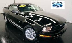 ***ABS/TRACTION CONTROL***, ***AUTO***, ***CLEAN CAR FAX***, ***DRIVER ORIENTATION PKG***, and ***EXTERIOR SPORT APPEARANCE PKG***. This 2009 Mustang is for Ford nuts looking all around for the perfect convertible. It's designed for a spirited individual