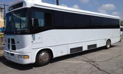 2009 Freightliner Glaval Coach Bus with 35 luxury passenger seats plus driver. It has a ISB240 diesel motor with only 38K that starts right up, and runs perfectly. Used as an employee only shuttle for a major health care facility and maintained weekly to