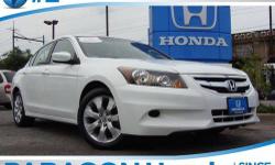 Honda Certified. Classy White! Stunning! No accidents! All original panels!**NO BAIT AND SWITCH FEES! If you've been aching to get your hands on the perfect 2009 Honda Accord, then stop your search right here. This is the gas-saving car that definitely