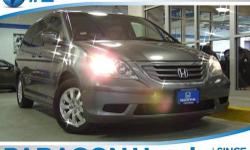 Honda Certified. Only one owner! You'll NEVER pay too much at Paragon Honda! Only one owner, mint with no accidents!**NO BAIT AND SWITCH FEES! Don't pay too much for the terrific van you want...Come on down and take a look at this beautiful 2009 Honda