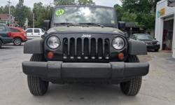 2009 JEEP WRANGLER X
77K MILES
4X4
RUNS AND DRIVES 100%
MINT CONDITION
3.8L
ENJOY YOUR SUNNY SUMMER DAYS WITH THE TOP OFF!!!!
We Can Get You Financed
Guaranteed Credit Approval
Low Rates for Qualified Buyers
We Accept All Trade Ins
Extended Warranties