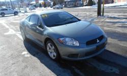 ***CLEAN VEHICLE HISTORY REPORT***, ***ONE OWNER***, and ***PRICE REDUCED***. Eclipse GS, 2.4L I4 SOHC MIVEC 16V, 4-Speed Automatic with Sportronic, and Gray. Creampuff! This stunning 2009 Mitsubishi Eclipse is not going to disappoint. There you have it,