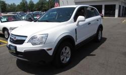2009' ,""LOW MILEAGE"" SATURN VUE XE, 4D Sport Utility, ECOTEC 2.4L I4 MPI, 4-Speed Automatic, FWD, Polar White, Tan w/Cloth Seat Trim, ABS brakes, Alloy wheels, and 6 Speaker AM/FM radio. Wow! What a nice smaller SUV. This good-looking 2009 Saturn VUE